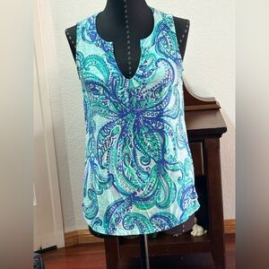 LILLY PULITZER TANK TOP SLEEVELESS TOP WOMEN SIZE SMALL GREAT CONDITION EUC